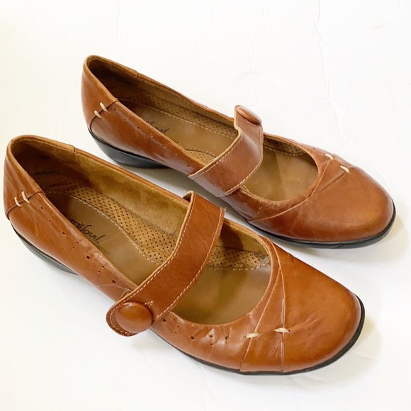 Natural Soul Shoes | New Natural Souls Brown Leather Mary Janes 75 | Poshmark